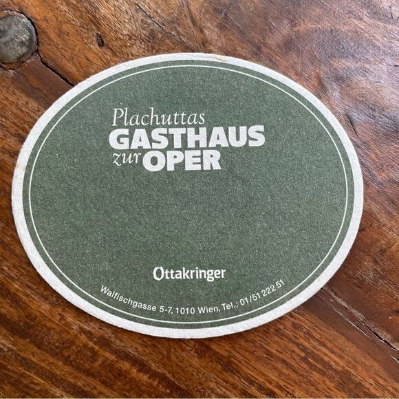 Set of 2 European Paper Beer Coasters Munich and Vienna - Picture 4 of 5